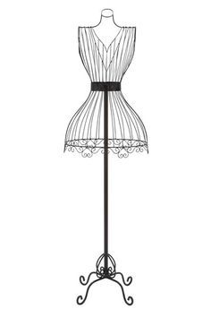 236x354 Manequim Vintage Vector