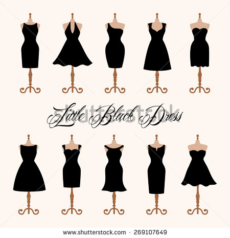 450x465 Black Dress Clipart Fashion Clothes