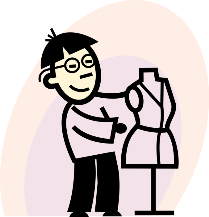 677x700 Designer With Dress Form