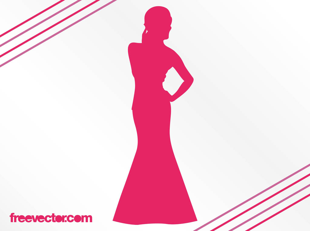 1024x765 Woman With Evening Dress Vector Art Amp Graphics