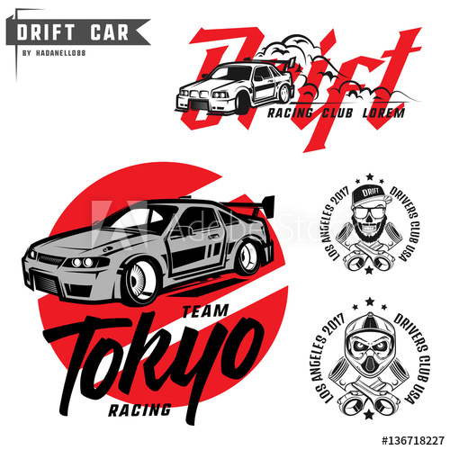 500x500 Drift Sport Team Print For T Shirt,emblems And Logo.