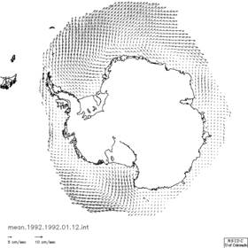 280x280 Sea Ice Drift Vectors For Arctic Amp Antarctic (Nsidc)