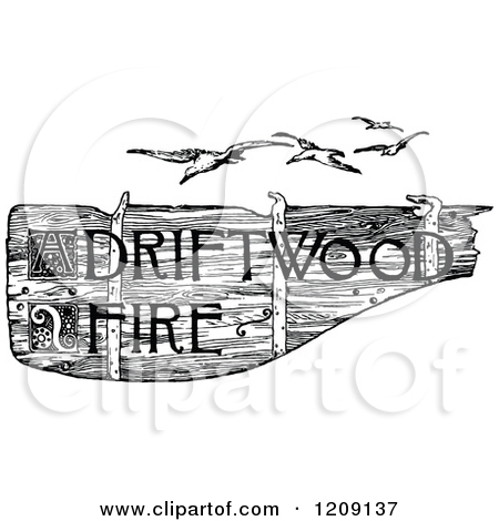 450x470 Vector Driftwood Clipart