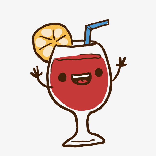 650x651 Cartoon Watermelon Juice Vector, Drink, Red Wine Glass, Vector