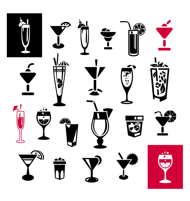 752x799 Drink Cups Free Vector Graphic Download