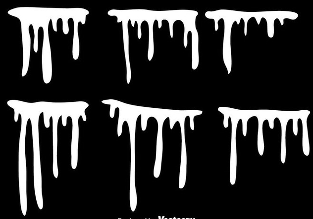 632x443 White Paint Drip Set Free Vector Download 330543 Cannypic