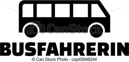 450x216 Female Bus Driver With Icon.