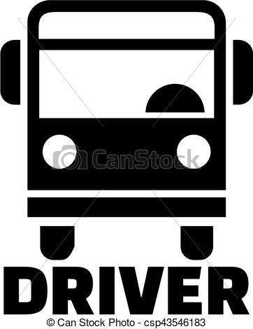 362x470 Bus Icon And Driver.