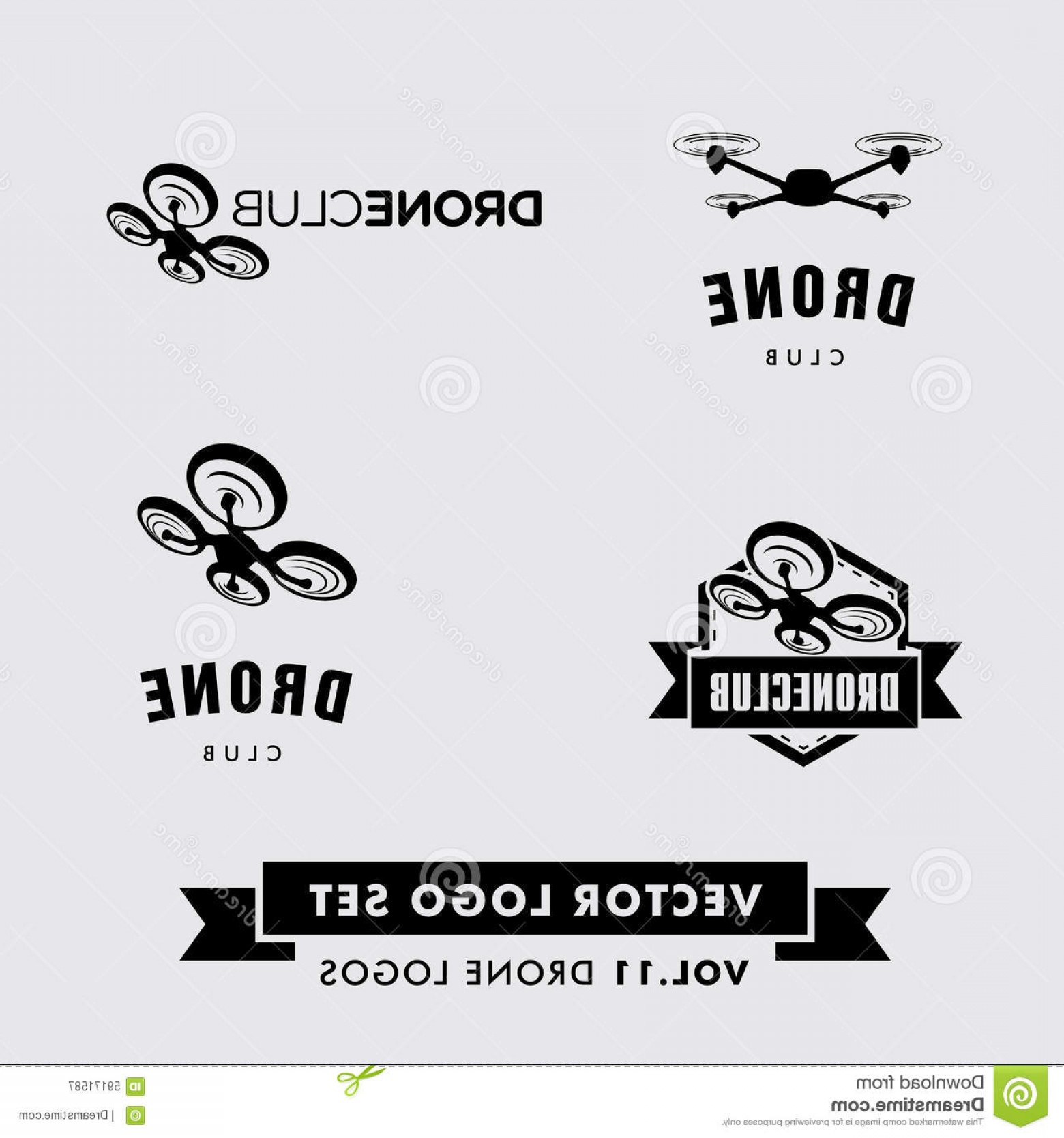 1560x1668 Stock Illustration Drone Vector Logo Set Company Image Arenawp