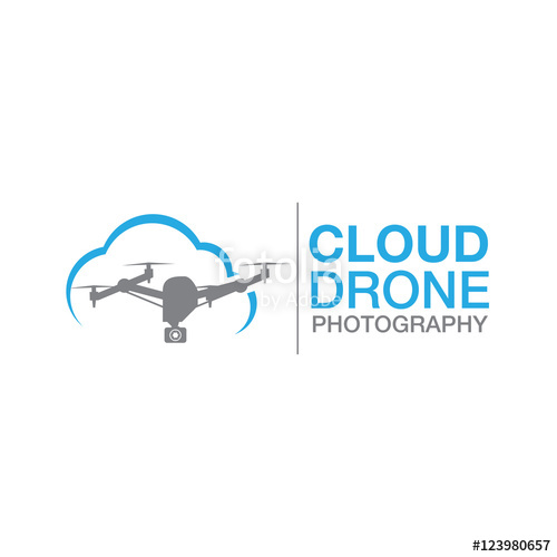 500x500 Drone Logo Icon Vector Template Stock Image And Royalty Free