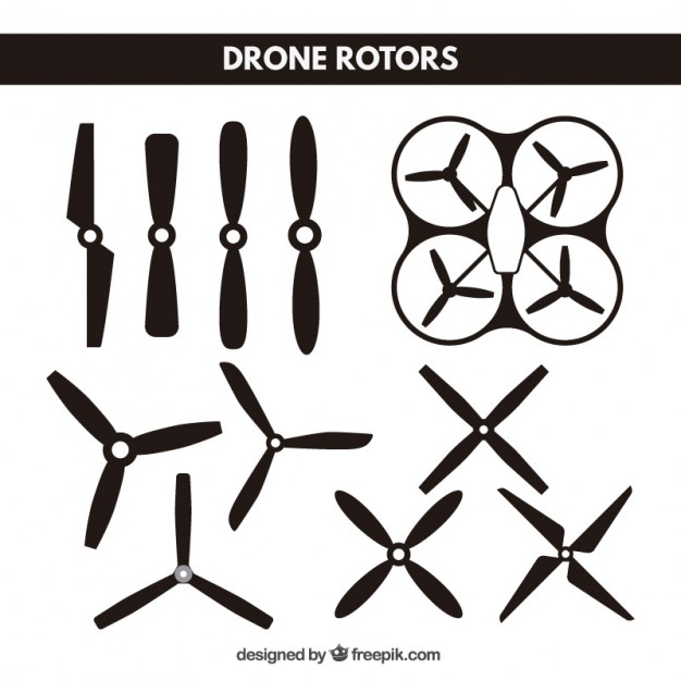 626x626 Drone Blade Collection Vector Free Download