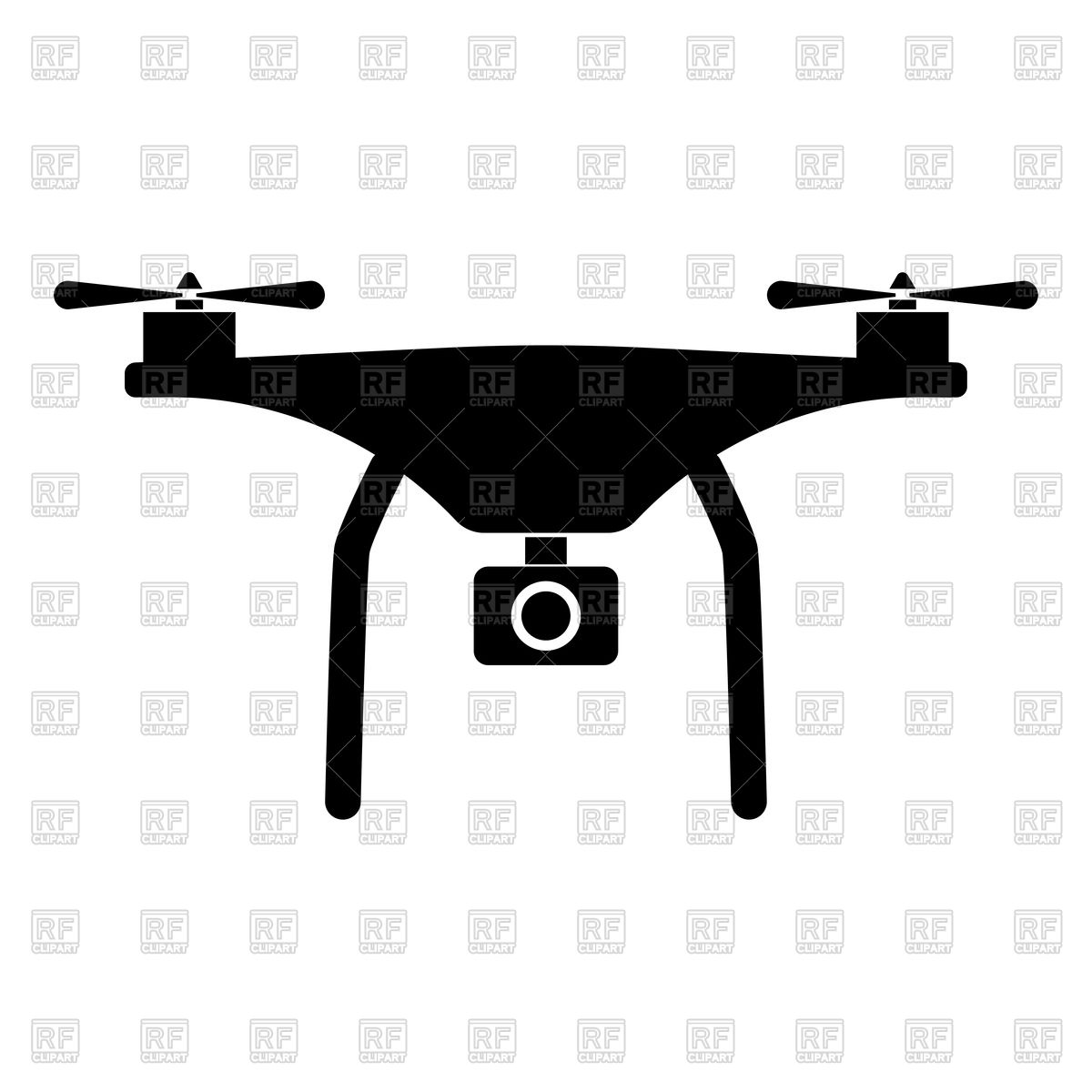 1200x1200 Silhouette Of Drone Vector Image Vector Artwork Of Signs