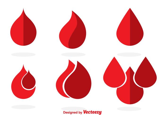 700x490 Blood Drop Icons