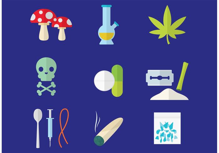 700x490 Drugs Vector Icons