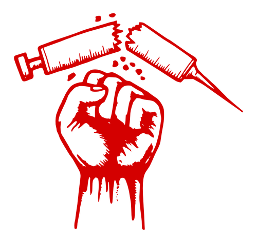 500x474 Fight Against Drugs Vector Graphics Public Domain Vectors