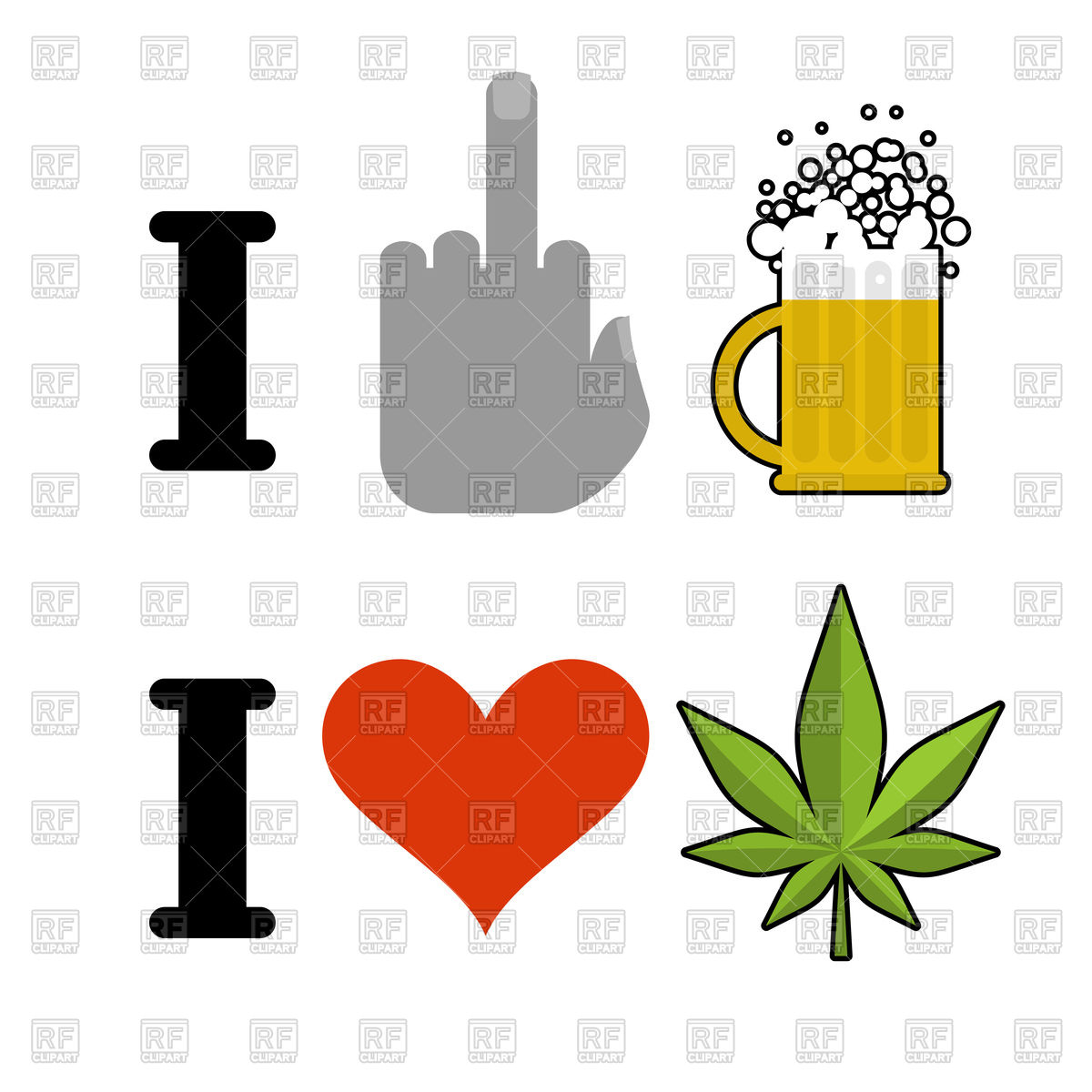 1200x1200 I Hate Alcohol, I Like Drugs Vector Image Vector Artwork Of