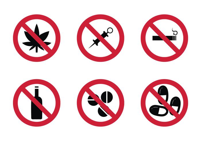 700x490 Drugs Free Vector Art