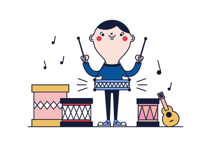 700x490 Free Drum Major Vector