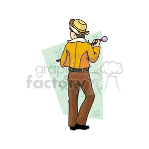 300x300 Royalty Free A Little Boy Drum Major 153862 Vector Clip Art Image