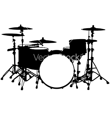 380x400 Drum Set Silhouette Clipart Panda