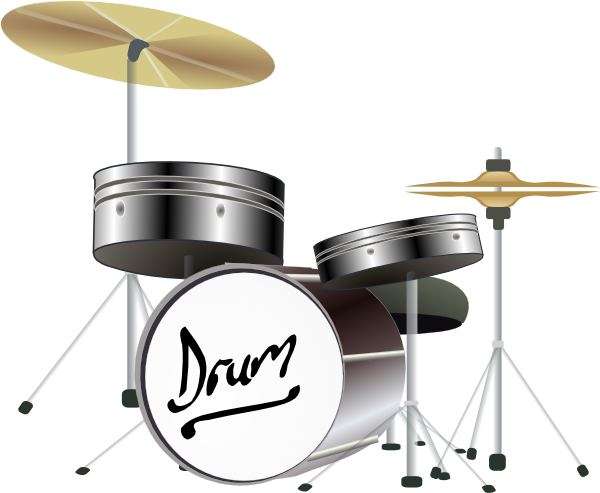 600x493 Drum Kit Clip Art Free Vector 4vector