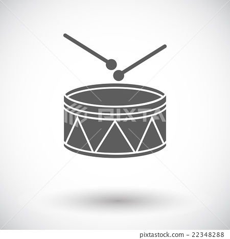 450x468 Drum Vector Flat Icon