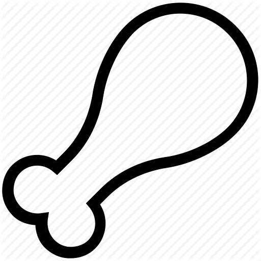 512x512 19 Drumstick Vector Chicken Meat Huge Freebie! Download For