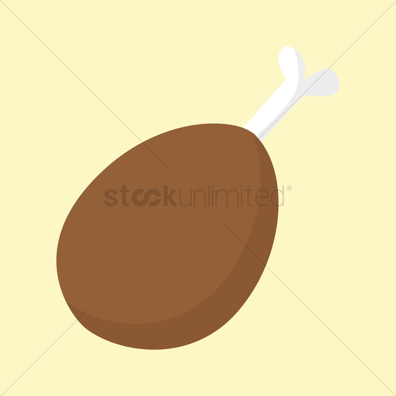 1300x1300 Free Drumstick Vector Image