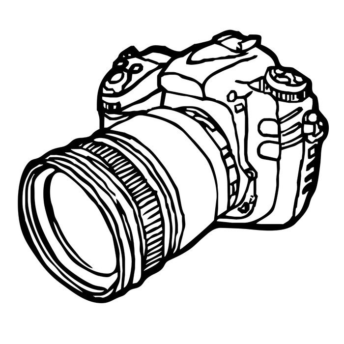Dslr Camera Vector at GetDrawings | Free download