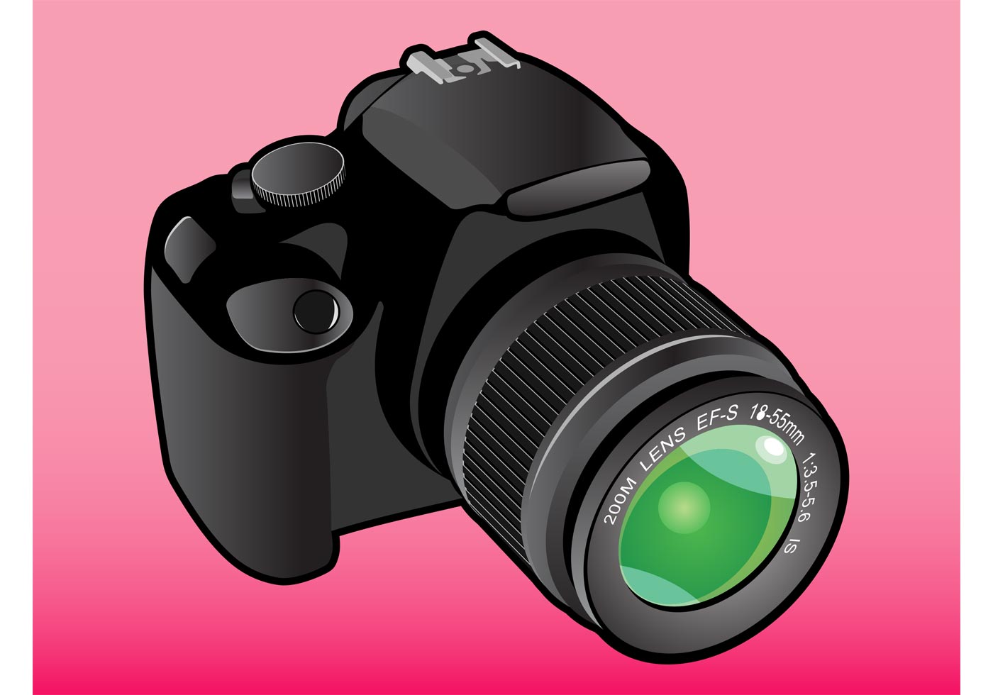 1400x980 Dslr Camera Free Vector Art
