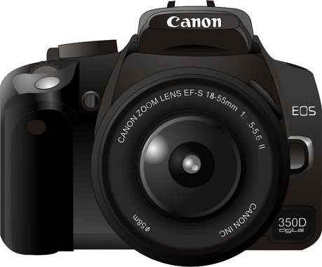 459x381 Canon350d Camera Vector Free Vector In Coreldraw Cdr ( .cdr