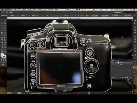 480x360 Design Kraze] Nikon Dslr Vector And Lense Speed Art