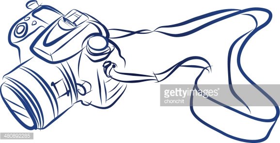 578x296 Free Hand Sketch Of Dslr Camera Vector Premium Clipart