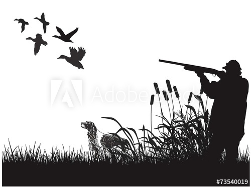 Duck Hunting Vector at GetDrawings | Free download