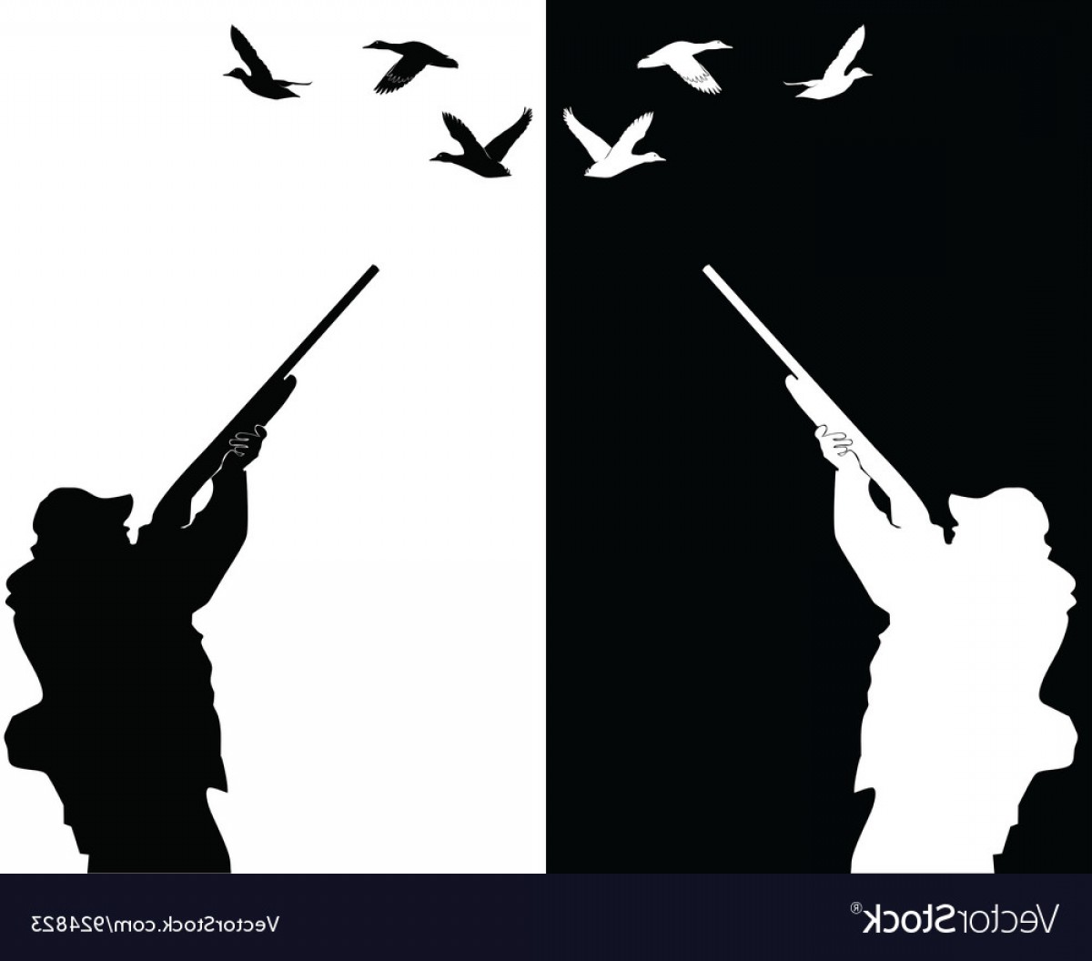 1200x1056 Silhouettes Of Ducks Hunter Vector Shopatcloth