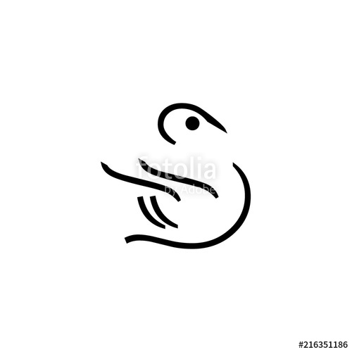 500x500 Duck Logo Vector Stock Image And Royalty Free Vector Files On