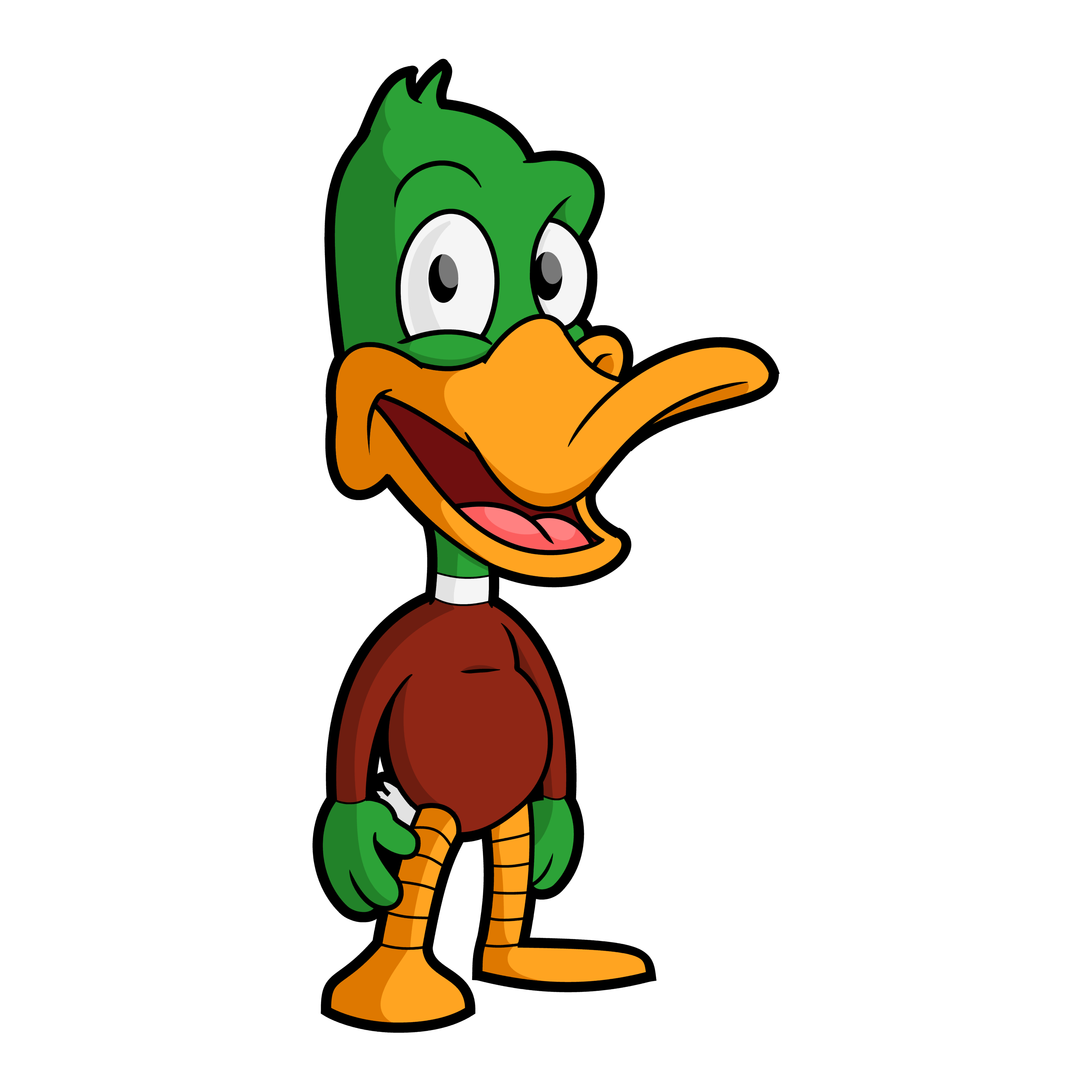 3000x3000 Free Cartoon Duck Vector