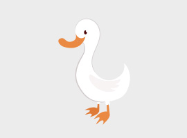270x200 Free Duck Vector Graphics