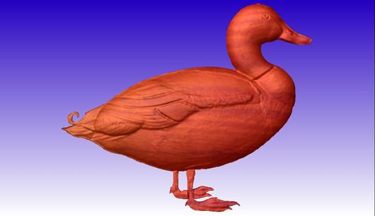 530x306 Mallard Duck Vector Art Relief Model Cncvectorart