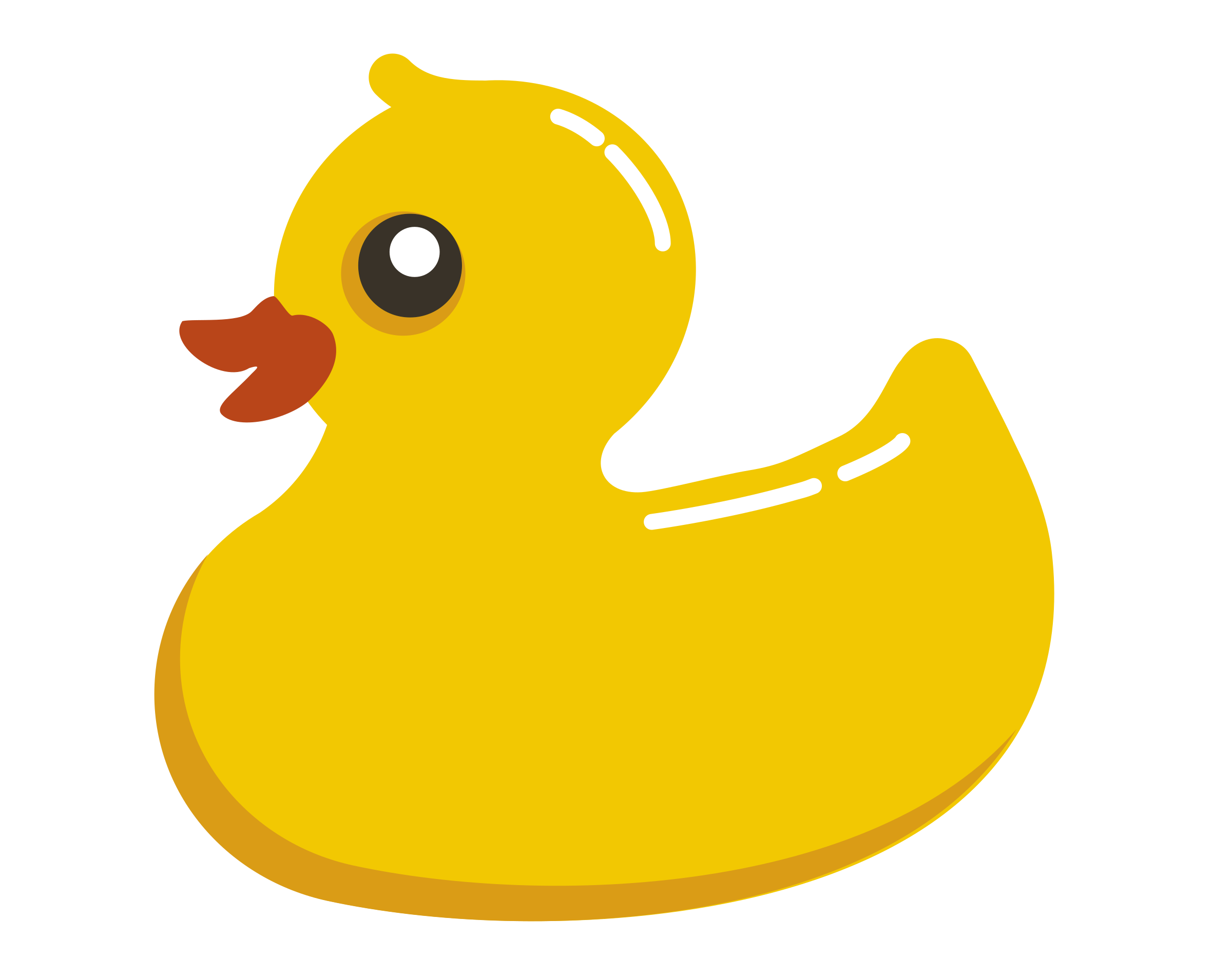 2400x1906 Duckling Vector