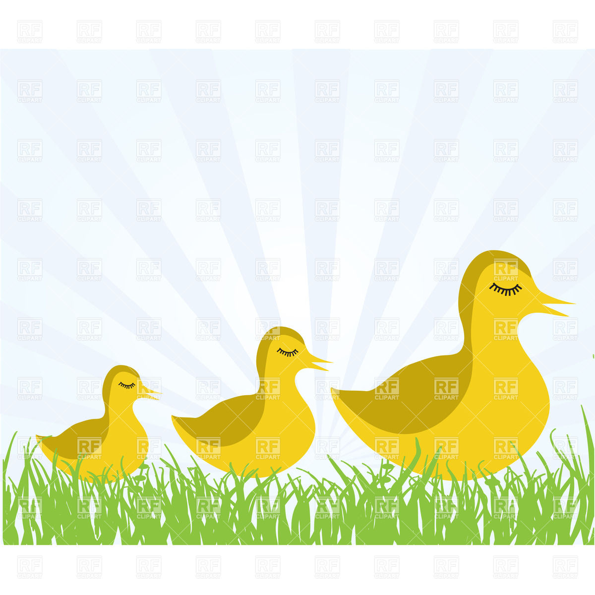 1200x1200 Brood Of Ducklings