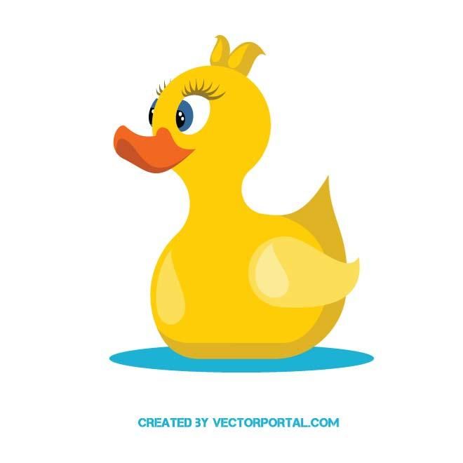 660x660 Yellow Duckling Vector Animal Vectors