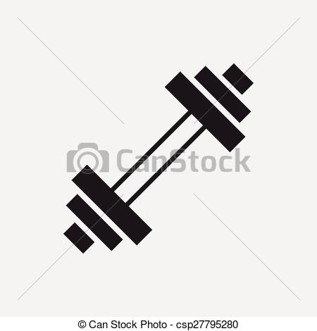 450x470 Dumbbell Icon Vector