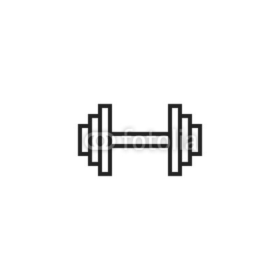 400x400 Dumbbell Icon Vector Isolated Buy Photos Ap Images Detailview