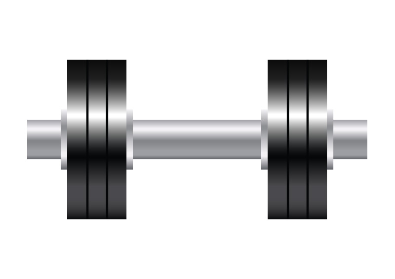 800x566 Dumbbell Vector Icon
