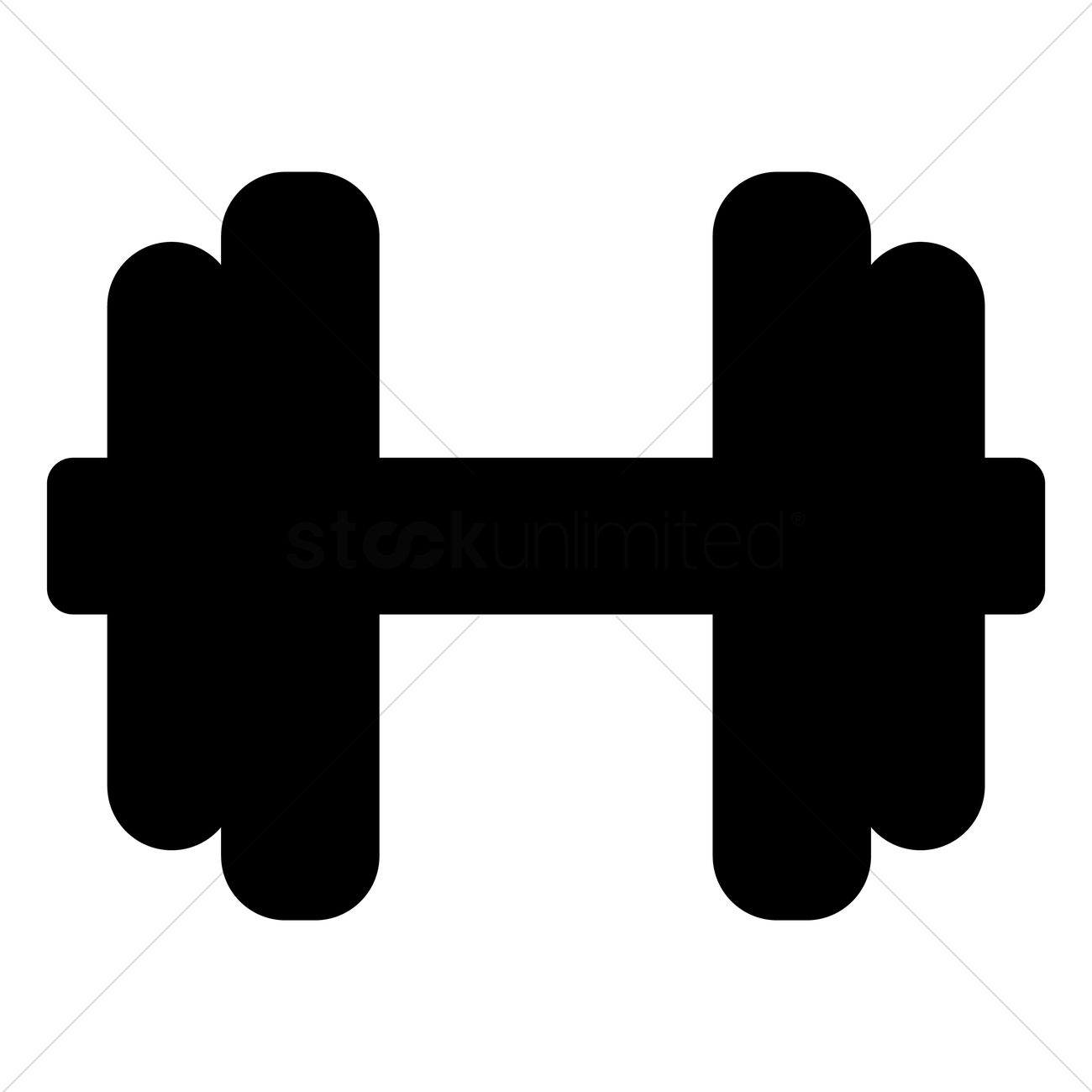 1300x1300 Dumbbell Vector Image