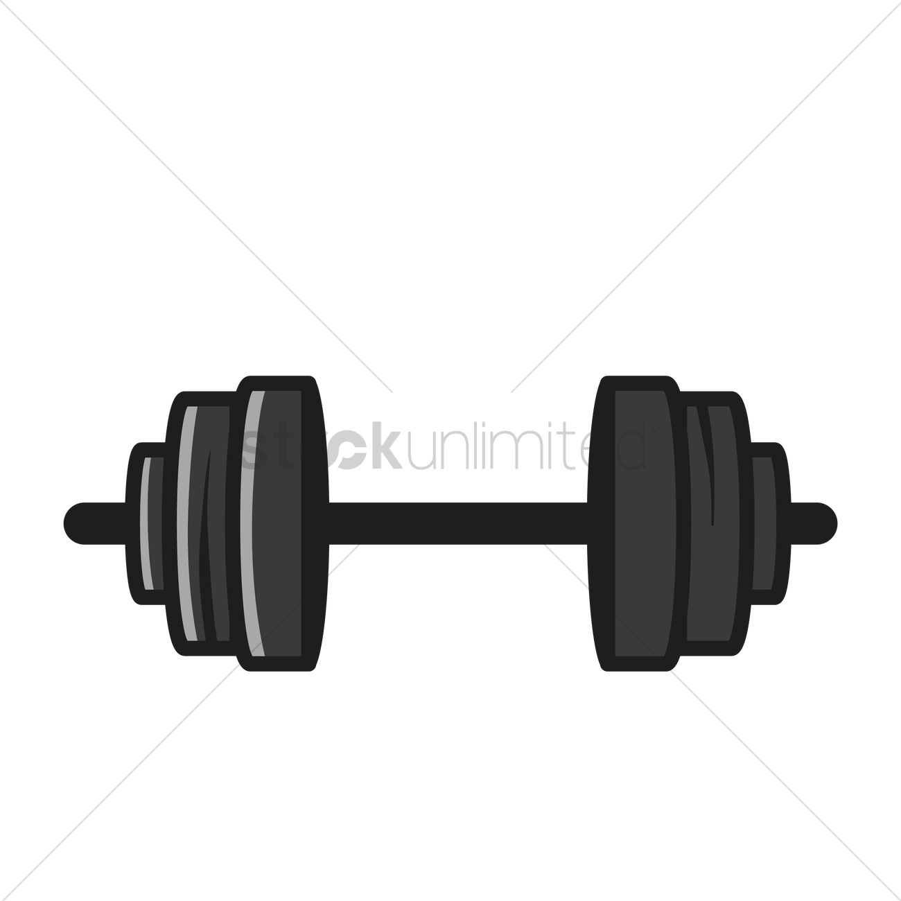 1300x1300 Dumbbell Vector Image