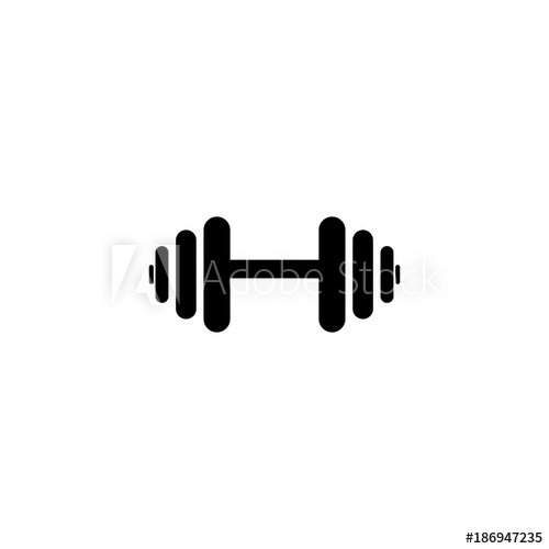 500x500 Dumbbell Vector Icon