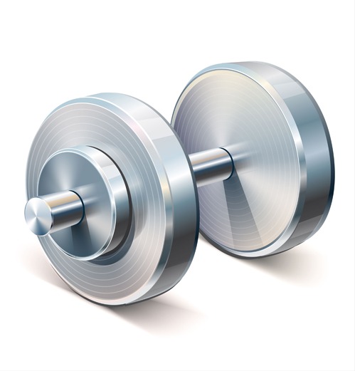 499x521 Dumbbell Vector Design Illustration 04 Free Vectors Ui Download