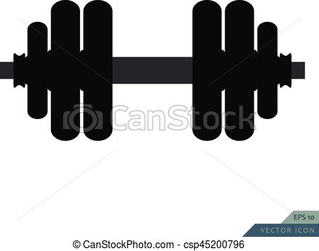 450x354 Dumbbell Vector Icon.